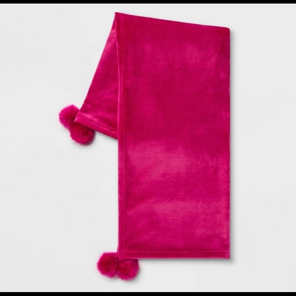 ❌OPALHOUSE❌ | Faux Fur Pom Throw Blanket - Picture 2 of 6